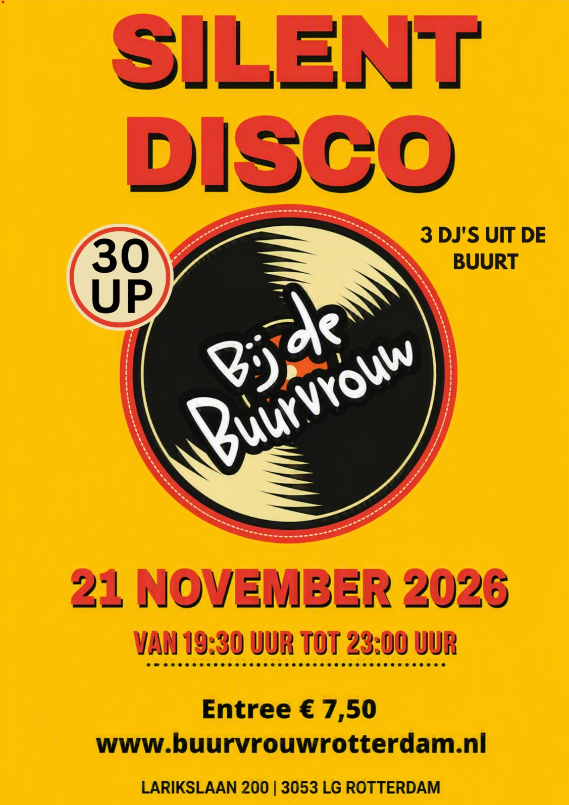 Silent Disco à la Buurvrouw